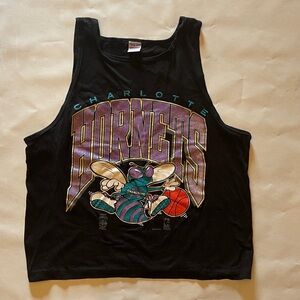 Charlotte Hornets NBA Black Tank Top 
T Shirt XL NWOT